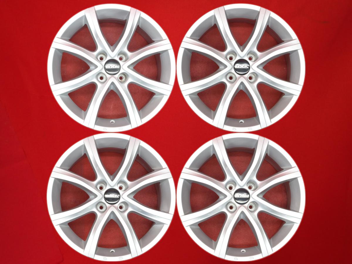 MAK(マック) SACHSEN(ザクセン)4Wスポーク 7Jx17 +25 4/108 シルバー(銀色)系 308 C4 208 C5 307 C3｜中古タイヤ・ホイールの太平タイヤ