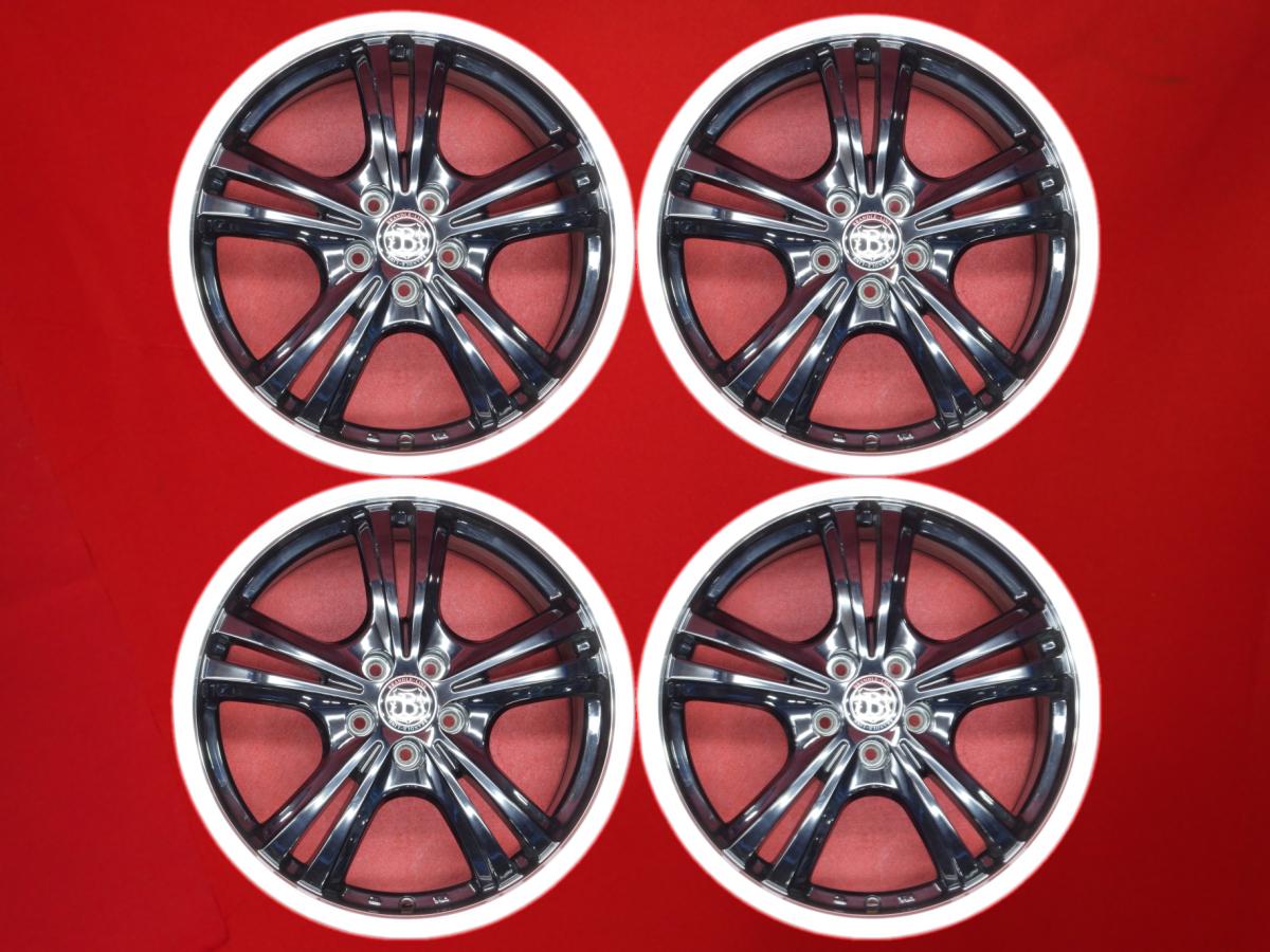 ブランドルライン BRANDLE-LINE アルボレア 7Jx17 +48 5/100 ポリッシュ系 ブラック(黒色)系 インプレッサ スポーツ レガシィ B4 インプレッサ XV カローラ 86 プリウス GR 86 BRZ｜中古タイヤ・ホイールの太平タイヤ