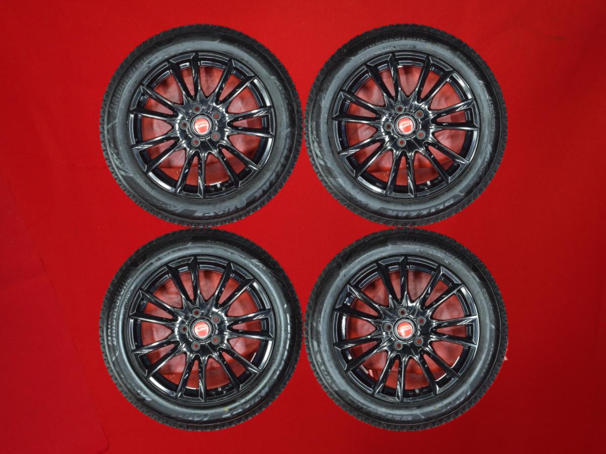 ブリヂストン ブリザック VRX3 BRIDGESTONE BLIZZAK VRX3 205/55R17 95Q 7Wスポークタイプ 1P 7Jx17 +48 5/114.3 ブラック(黒色)系 ストリーム ステップワゴン スパーダ ステップワゴン｜中古タイヤ・ホイールの太平タイヤ