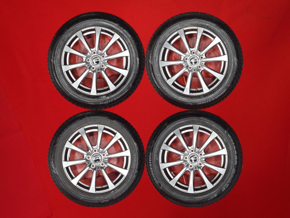 ブリヂストン ブリザック VRX3 BRIDGESTONE BLIZZAK VRX3 215/60R17 96Q 10スポークタイプ 1P 7Jx17 +38 5/114.3 ガンメタ系 ヴェルファイア エクストレイル アルファード MPV エスティマ カローラ クロス エルグランド プレサージュ デュアリス｜中古タイヤ・ホイールの太平タイヤ