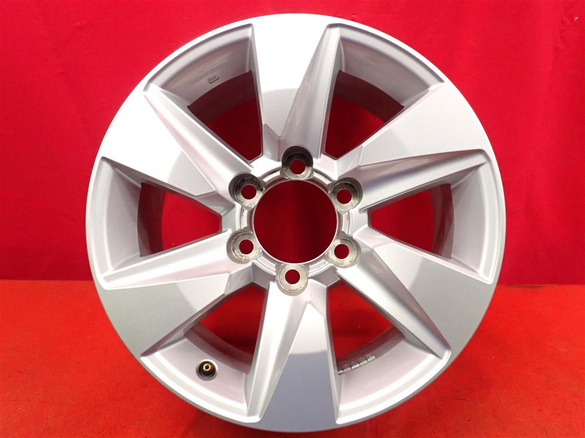 ランドクルーザー プラド(150系)後期純正17inch 7.5Jx17 +25 6/139.7 シルバー(銀色)系|中古タイヤ・ホイールの太平タイヤ