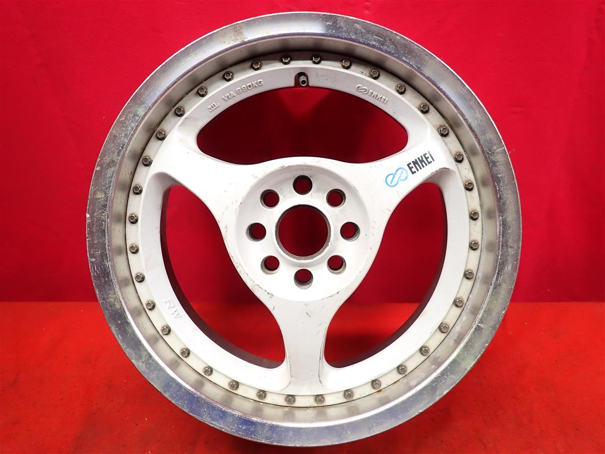 エンケイ RS III FW-RW 7Jx16 +38 4/100 ポリッシュ系 ホワイト(白色)系｜中古タイヤ・ホイールの太平タイヤ 14,058円