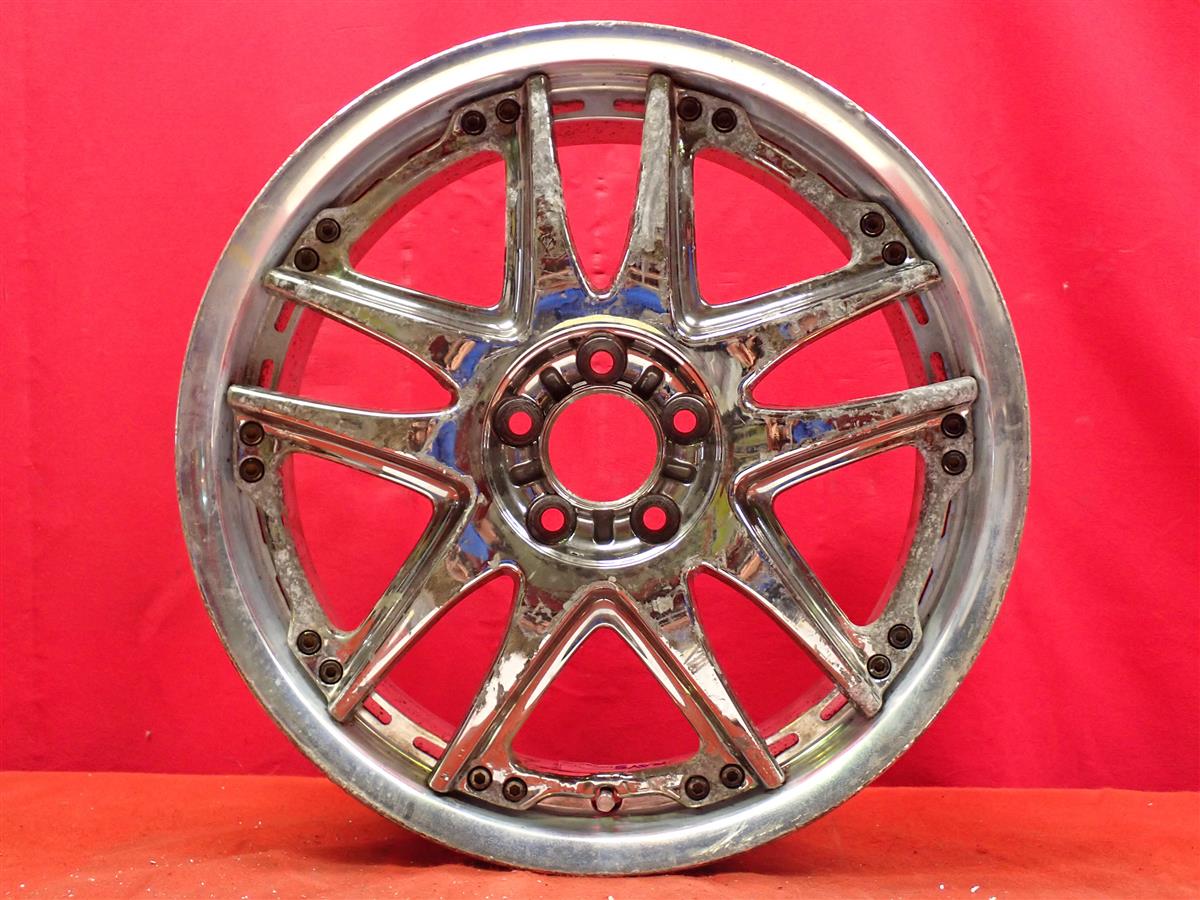 VOLK RACING(ボルクレーシング) GT-V 7Jx17 +50 5/100 ポリッシュ系 スーパーメタルコーティング系(メッキ色の塗装)|中古タイヤ・ホイールの太平タイヤ