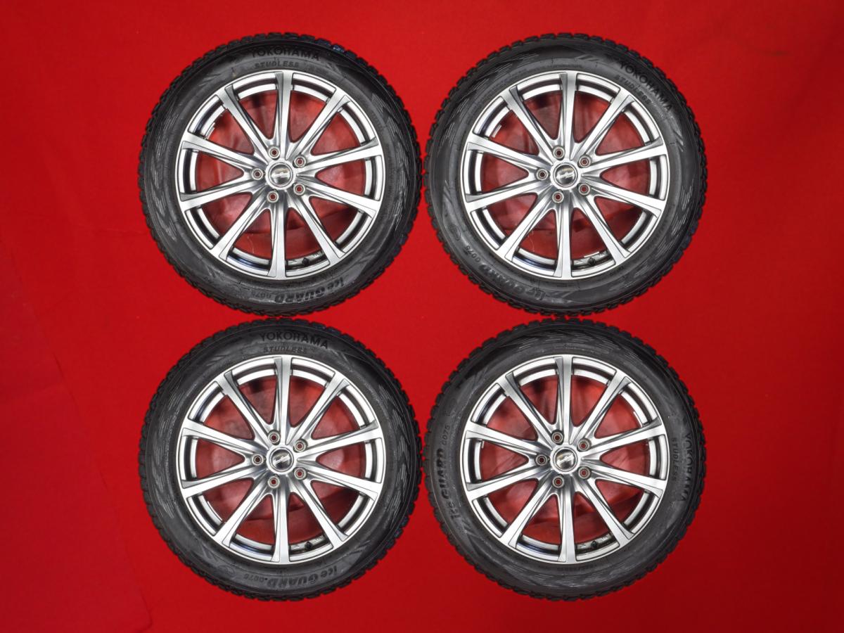 ヨコハマ アイスガード SUV G075 YOKOHAMA iceGUARD SUV G075 225/55R18 98Q 10スポークタイプ 1P 7.5Jx18 +38 5/114.3 ガンメタ系 エクリプスクロス デリカ D:5 アウトランダー アウトランダー PHEV ステージア｜中古タイヤ・ホイールの太平タイヤ 47,520円