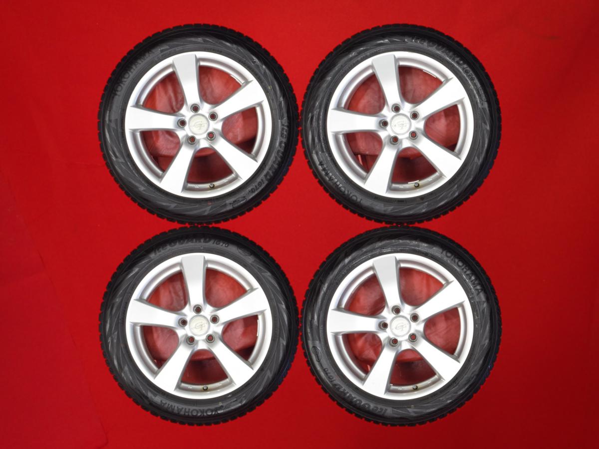 ヨコハマ アイスガード 7 iG70 YOKOHAMA iceGUARD 7 iG70 225/55R18 98Q 5スポークタイプ 1P 7.5Jx18 +38 5/114.3 シルバー(銀色)系 アウトランダー PHEV アウトランダー デリカ D:5 エクリプスクロス スカイライン クロスオーバー ステージア｜中古タイヤ・ホイールの太平タイヤ