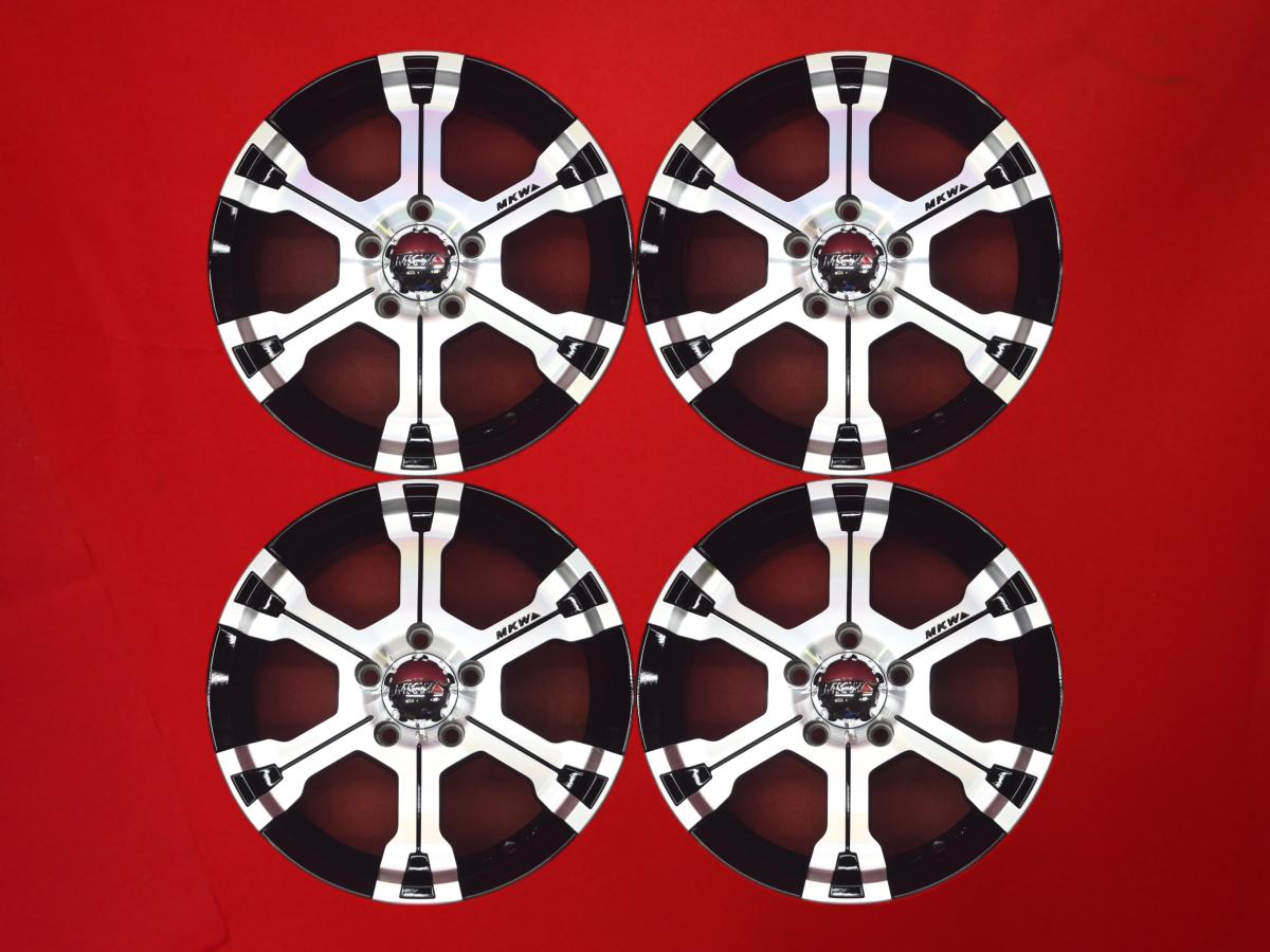 MKW MK-36 7Jx16 +35 5/114.3 ブラックポリッシュ(ブラック&ポリッシュ) デリカ D:5 ハリアー RAV4|中古タイヤ・ホイールの太平タイヤ