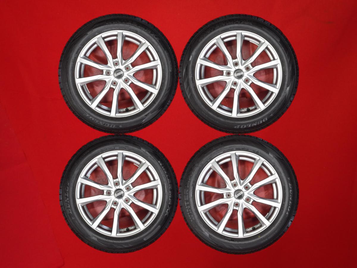 ダンロップ ウィンターマックス 02 WM02 DUNLOP WINTER MAXX 02 WM02 215/55R17 94Q 5Wスポークタイプ 1P 7Jx17 +55 5/114.3 ガンメタ系 オデッセイ ラグレイト ヴェゼル WR-V CX-3 エスティマ ハイブリッド ティアナ|中古タイヤ・ホイールの太平タイヤ