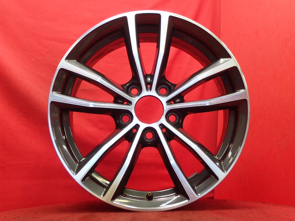 BMW 1 / 2 シリーズ ( F20 / F22 ) 純正 ダブルスポークスタイリング725 7.5Jx17 +43 5/120 ガンメタポリッシュ(ガンメタ&ポリッシュ)|中古タイヤ・ホイールの太平タイヤ