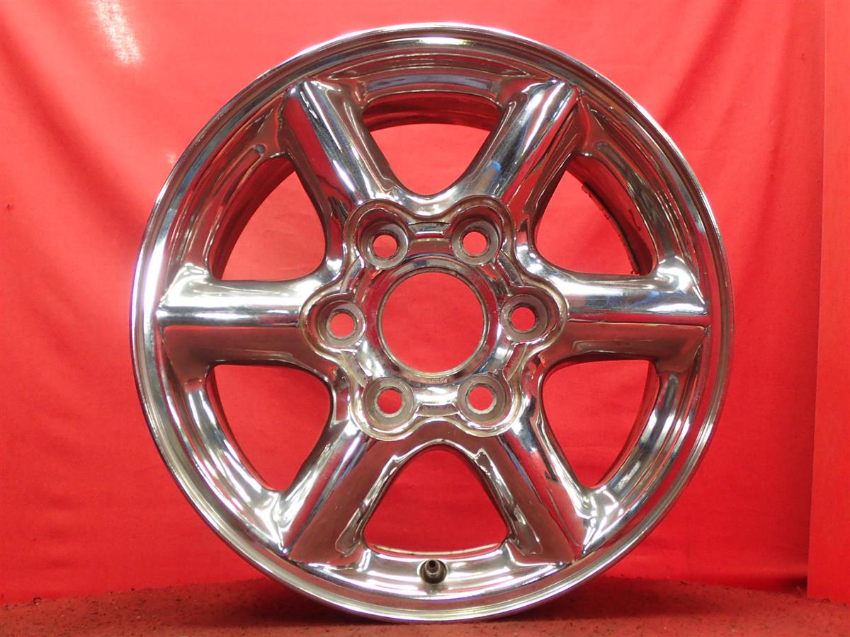 GMC 6スポーク 7Jx16 +44 6/139.7 メッキ|中古タイヤ・ホイールの太平タイヤ