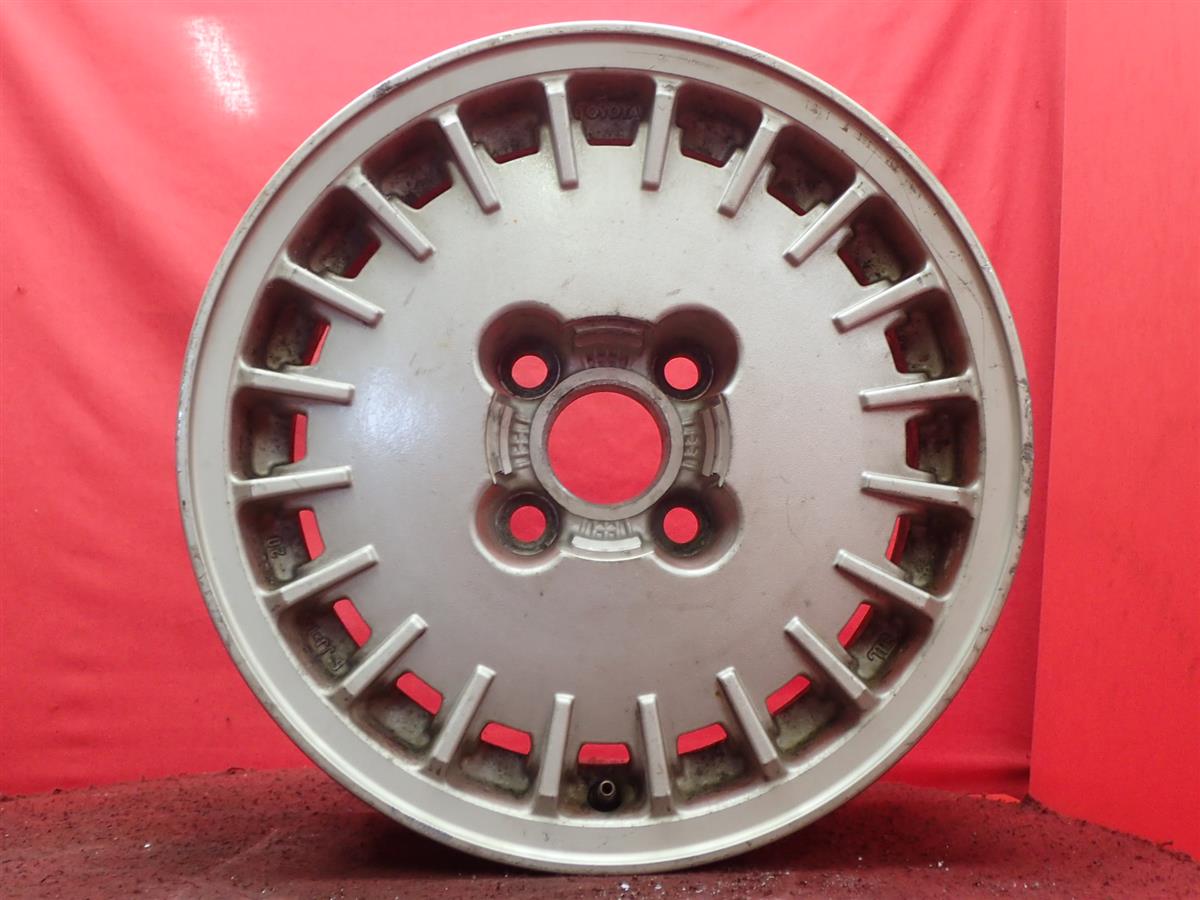 GX71系 純正 ディッシュ 6Jx15 +20 4/114.3 ゴールド(金色)系