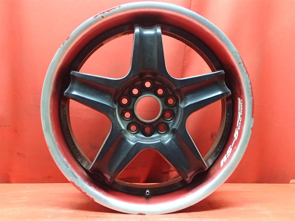 ウェッズスポーツ RS-5-SS 7Jx17 +35 5/100 114.3 レッド(赤色)系 ブラック(黒色)系