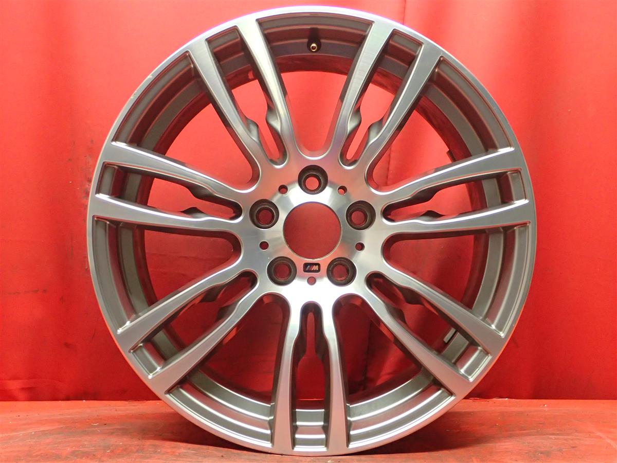 BMW 3シリーズ(F30/31)純正スタースポーク スタイリング403 8.5Jx19 +47 5/120 ガンメタポリッシュ(ガンメタ&ポリッシュ)