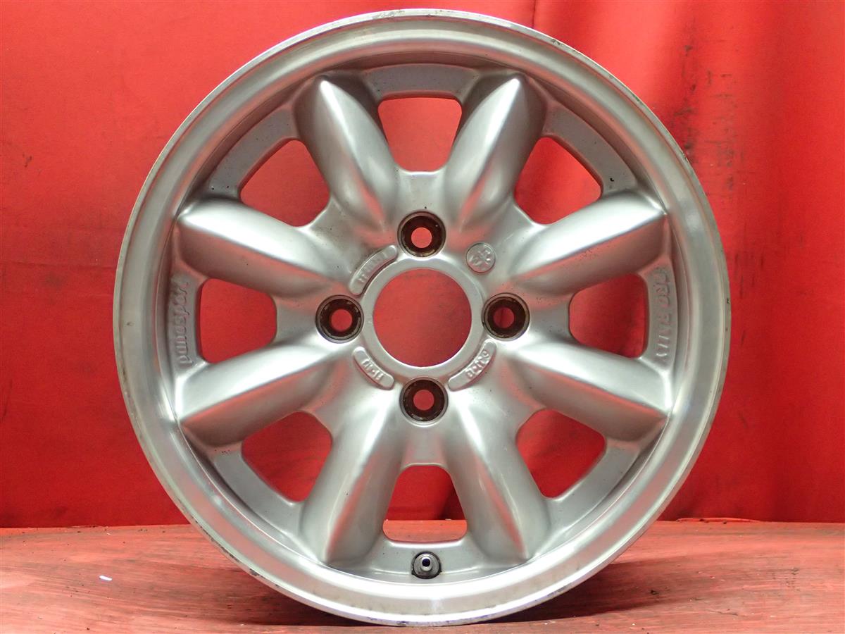 パナスポーツ プロラリー 6Jx13 +33 4/101.65 ポリッシュ系 シルバー(銀色)系｜中古タイヤ・ホイールの太平タイヤ