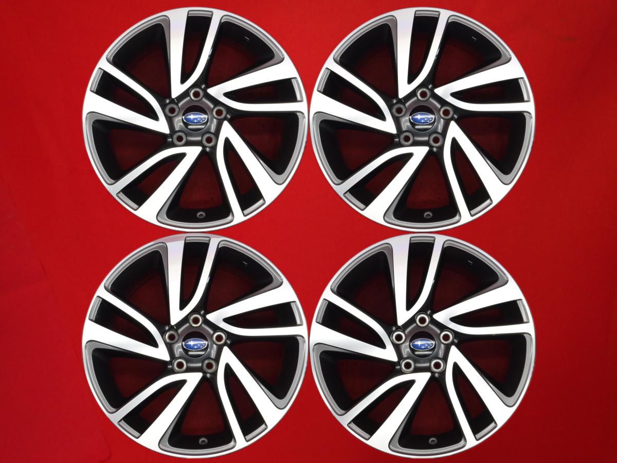 レヴォーグ Vm系 純正 18 7 5jx18 55 5 114 3 ガンメタポリッシュ ガンメタ ポリッシュ Wrx S4 レガシィ アウトバック Svx レヴォーグ レガシィ B4 Mozago Com