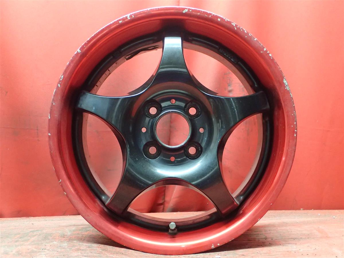 Circlar(サーキュラー) Rスタイル 6.5Jx15 +34 4/100 レッド(赤色)系 ブラック(黒色)系|中古タイヤ・ホイールの太平タイヤ
