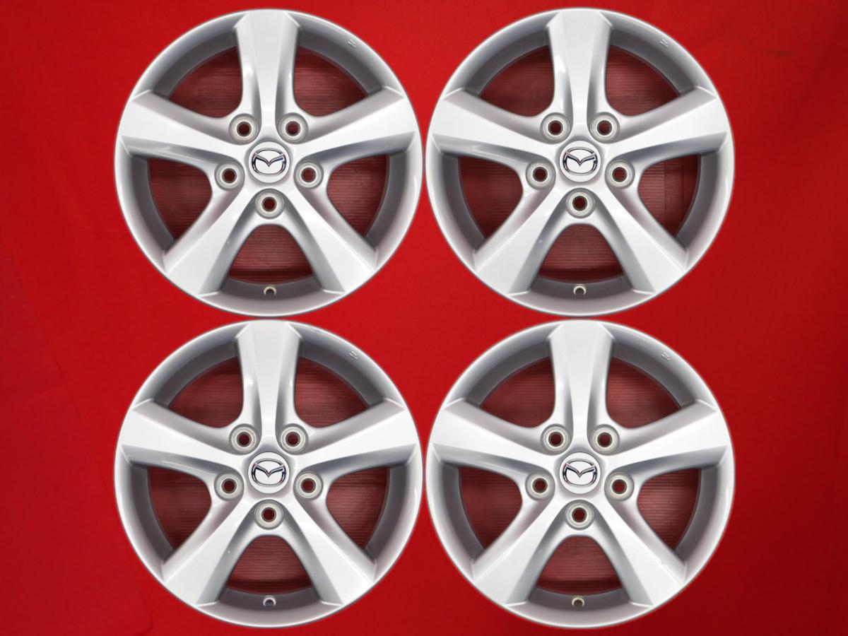 アクセラ (BK系)後期純正15inch 6Jx15 +52.5 5/114.3 シルバー(銀色)系 カペラ アテンザ アクセラ|中古タイヤ・ホイールの太平タイヤ