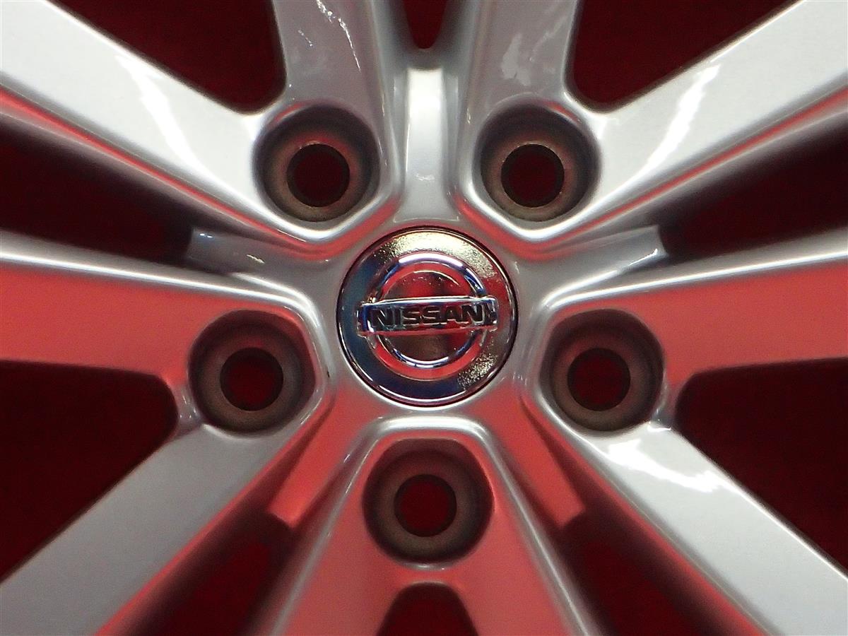 中古 シビック ホイール 17インチ 4本セット ホイール 5 114 3 エクストレイル 32系 純正5wスポーク 7jx17 45 5 114 3 シルバー 銀色 系 エルグランド シビック タイプr リーフ デュアリス エクストレイル シビック ジューク 中古タイヤ ホイールの太平タイヤ