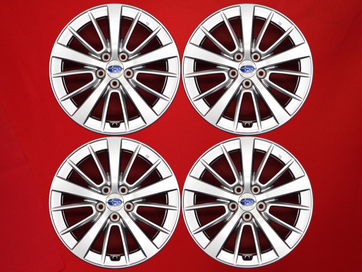 インプレッサ スポーツ(GT2-3)1.6i-L純正 6.5Jx16 +55 5/100 シルバー(銀色)系 レガシィ B4 レガシィ ツーリング ワゴン インプレッサ G4 インプレッサ インプレッサ アネシス レガシィ インプレッサ スポーツ