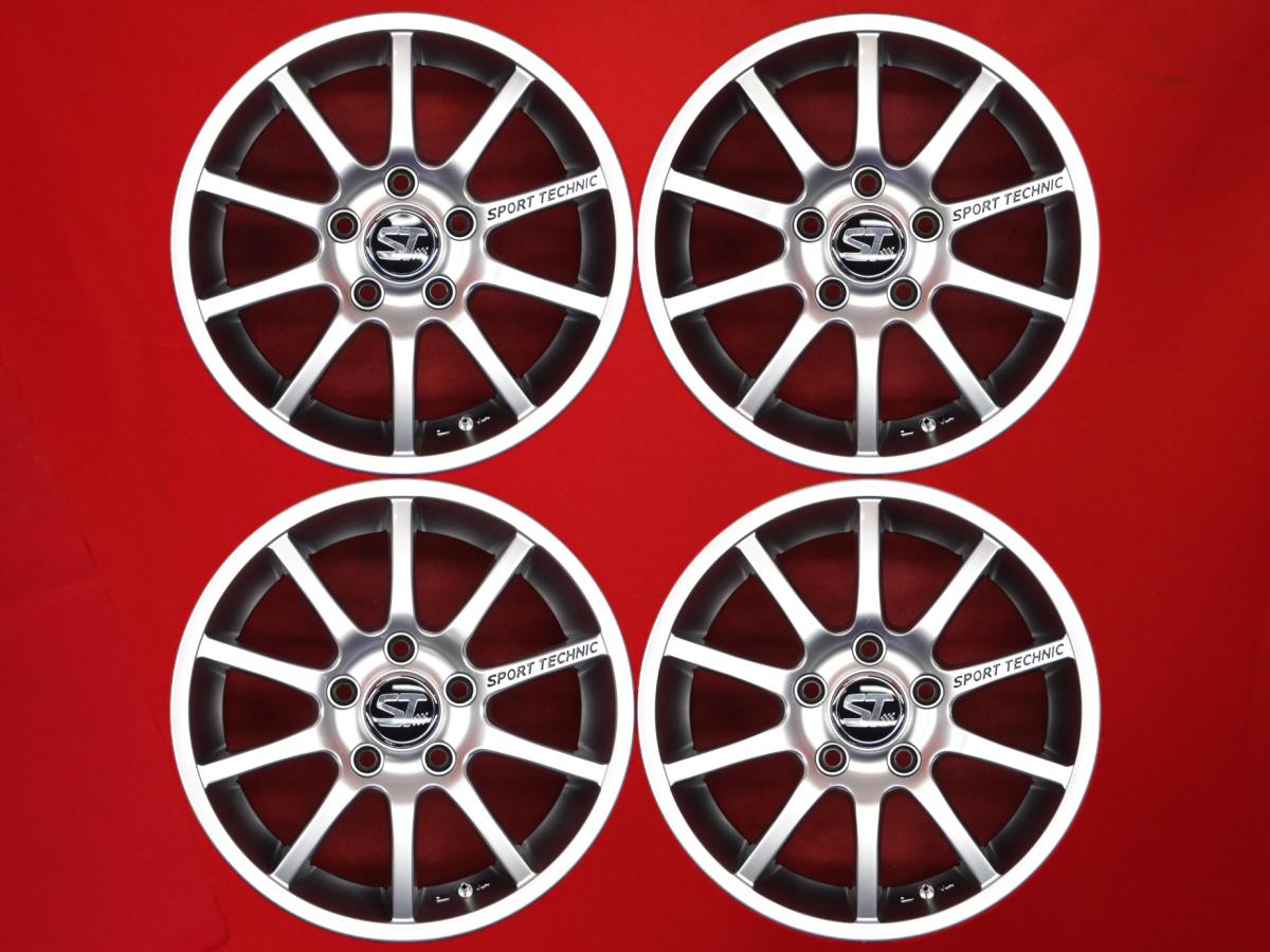 SPORT TECHNIC(スポーツテクニック) MONO10 VISION EU2(ヴィジョン) 6.5Jx15 +47 5/112 シルバー(銀色)系 A4 アバント ゴルフVII ゴルフ プラス ゴルフV A4 クロス ゴルフ