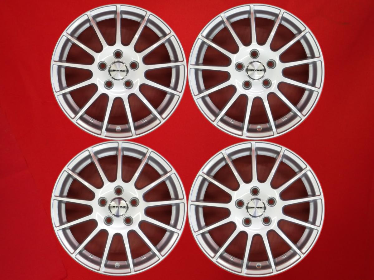 IRVINE(アーヴィン) F01 6.5Jx16 +48 5/108 シルバー(銀色)系 V40 V50 S40 V70 V60｜中古タイヤ・ホイールの太平タイヤ