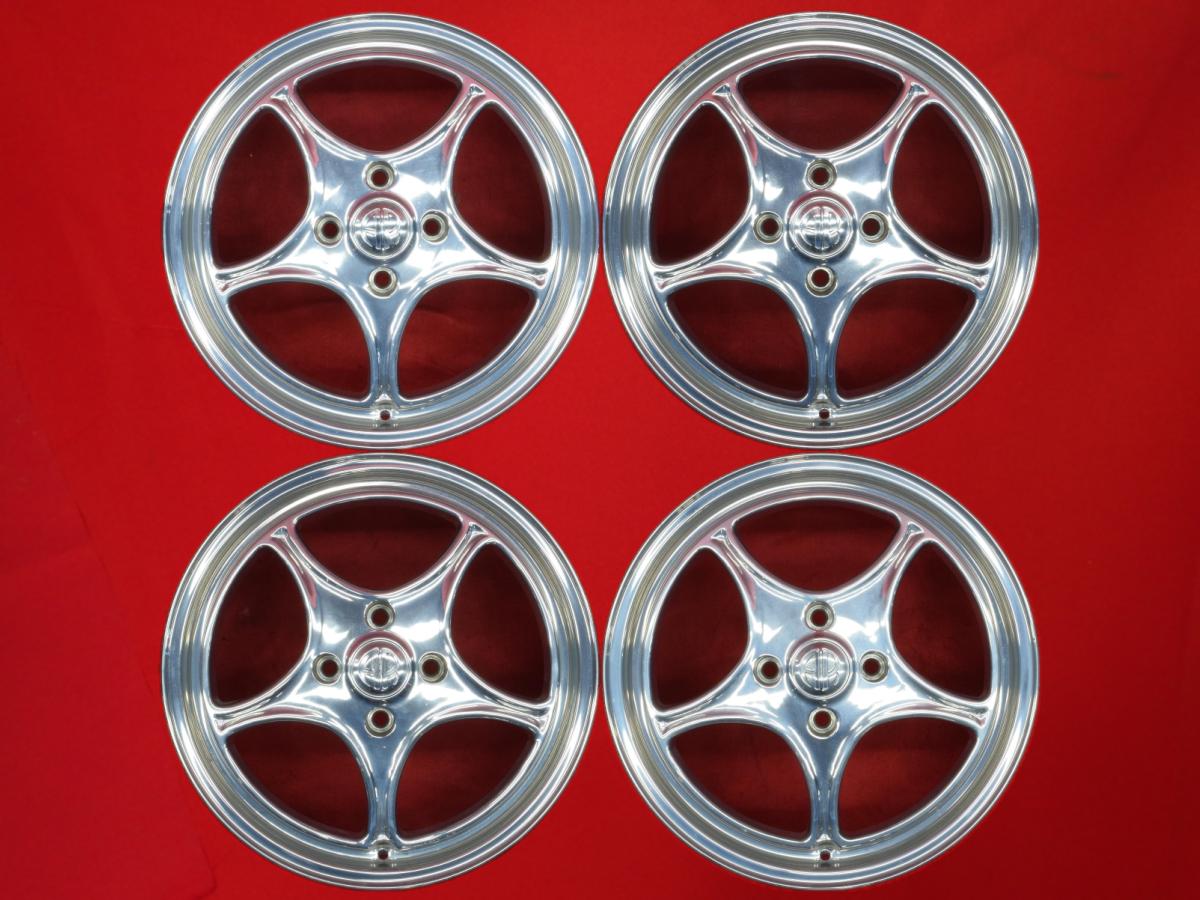 アメリカン レーシング 5本スポーク 7Jx17 +35 4/114.3 ポリッシュ系 ビガー インスパイア アコード ワゴン ラルゴ プリメーラUK|中古タイヤ・ホイールの太平タイヤ