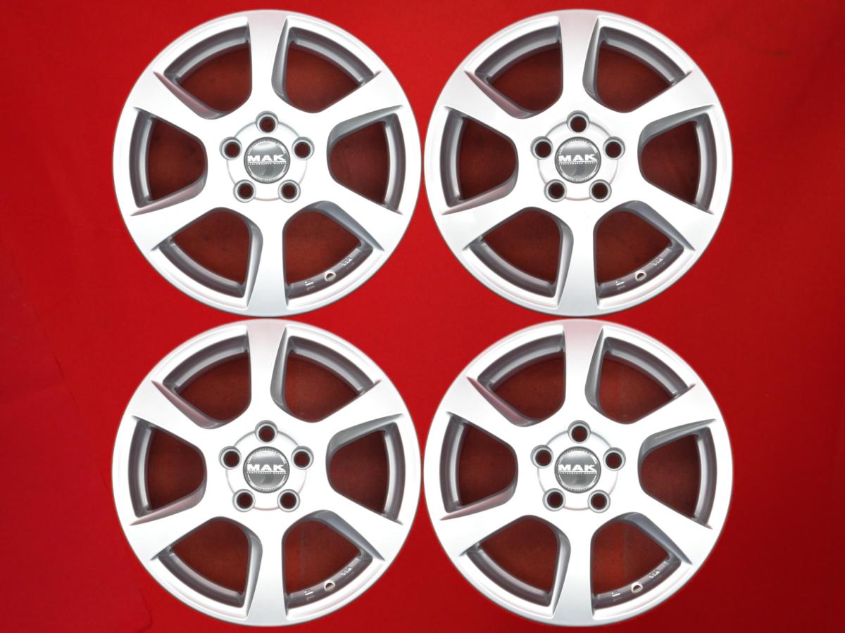 MAK(マック) VINCI(ヴィンチー) 6.5Jx16 +50 5/108 シルバー(銀色)系 V60 V50 V40 V70 S40|中古タイヤ・ホイールの太平タイヤ