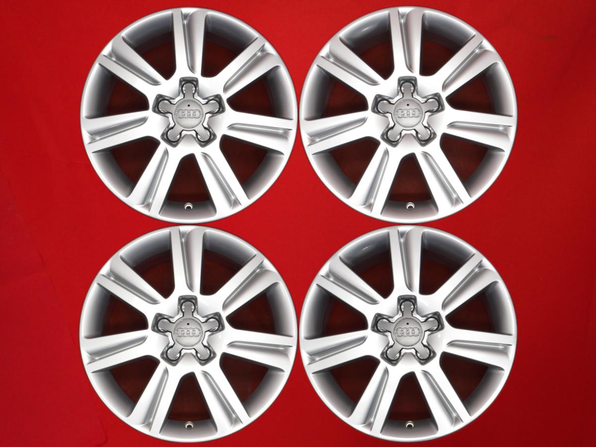 アウディ A4(8K)前期純正17inch 7.5Jx17 +45 5/112 シルバー(銀色)系 A6 アバント A4 アバント TT クーペ A4｜中古タイヤ・ホイールの太平タイヤ