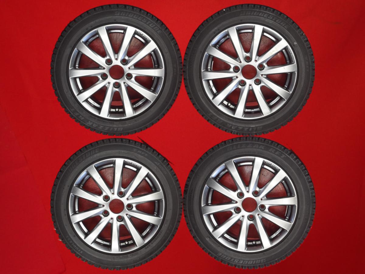 ブリヂストン ブリザック RFT BRIDGESTONE BLIZZAK RFT 195/55R16 87Q チーム スパルコ バラーレ 6.5Jx16 +45 5/120 ガンメタ系 1シリーズ
