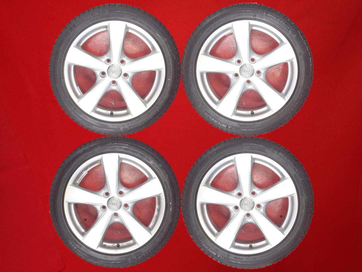 ミシュラン X-ICE XI3 MICHELIN X-ICE XI3 225/45R17 94H AGA(エージーエー) Nebel(ネーベル) 7.5Jx17 +55 5/112 シルバー(銀色)系 A3 ジェッタ