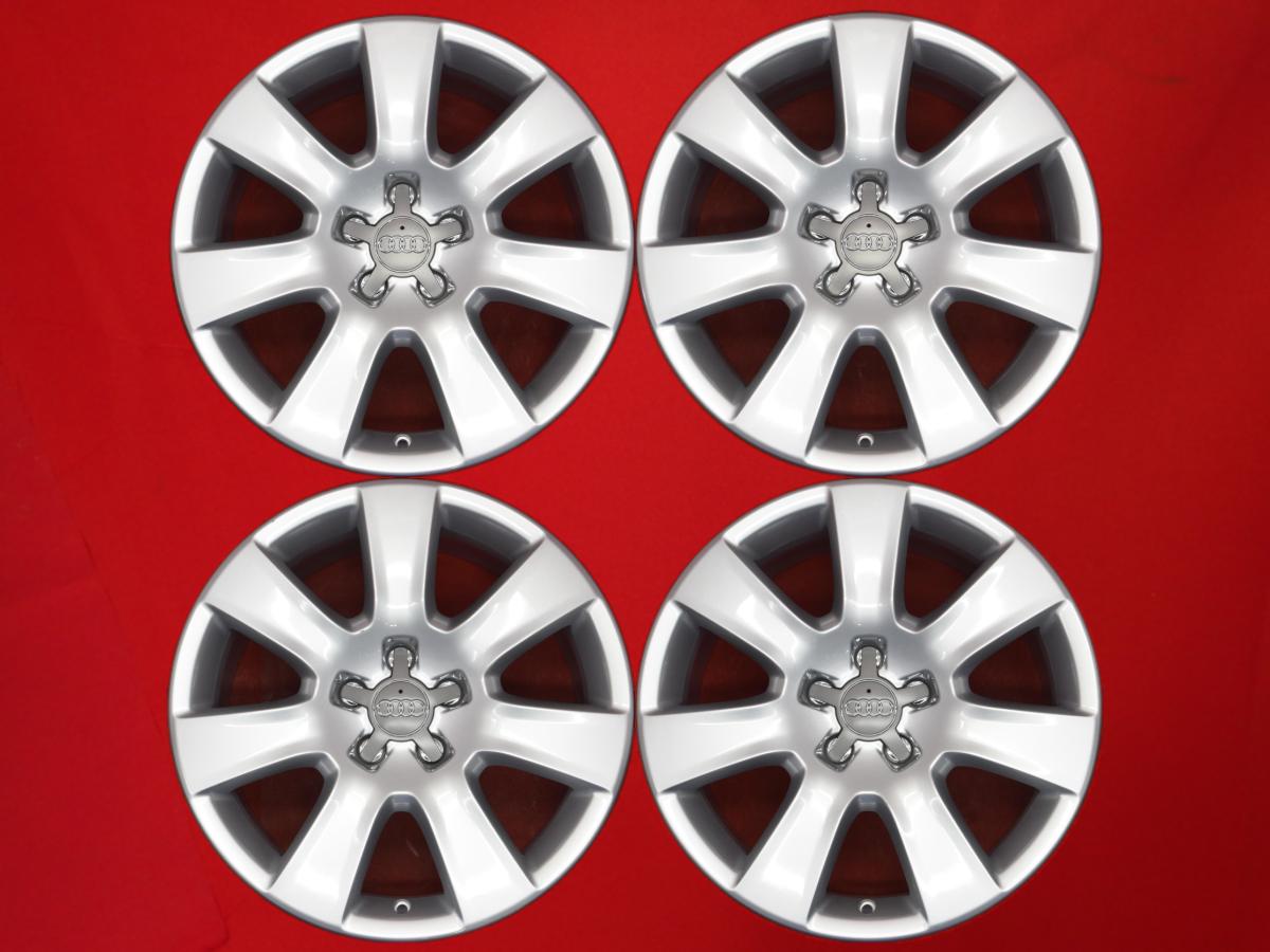 アウディ A8(4H)純正18inch 7.5Jx18 +26 5/112 シルバー(銀色)系 A6 オールロード オールロード｜中古タイヤ・ホイールの太平タイヤ