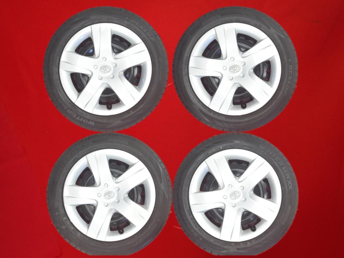 ダンロップ ウィンター MAXX 02(WM02) DUNLOP WINTER MAXX 02 175/60R16 82Q ラクティス (120系)純正スチール フルホイールキャップ付 5.5Jx16 +39 5/100 シルバー(銀色)系 ラクティス トレジア 24,090円