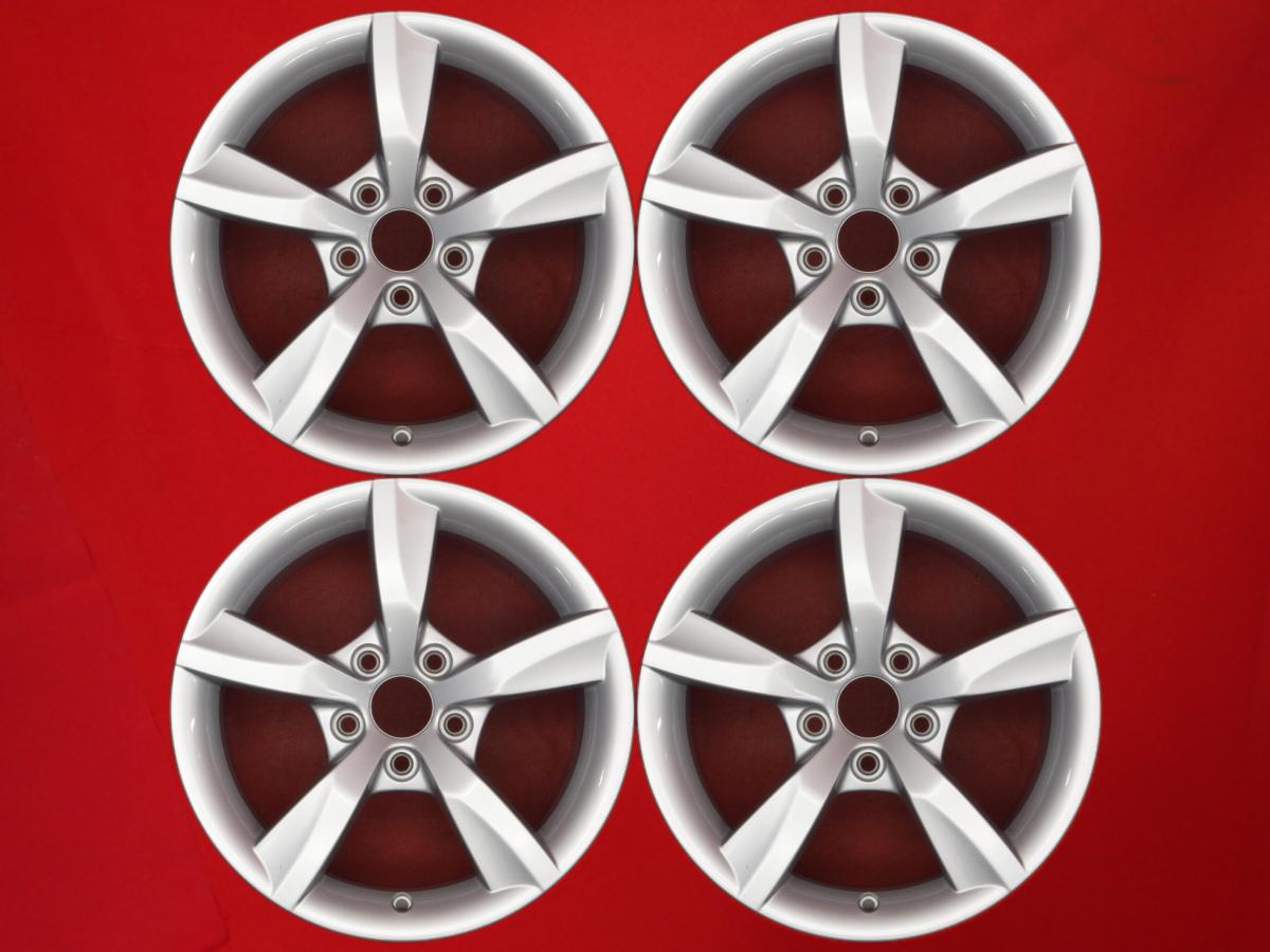 アウディ A6(4G)純正5本スポーク 7.5Jx16 +37 5/112 シルバー(銀色)系 A6 A4 A6 アバント A4 アバント S6 A4 CABRIOLET A8｜中古タイヤ・ホイールの太平タイヤ