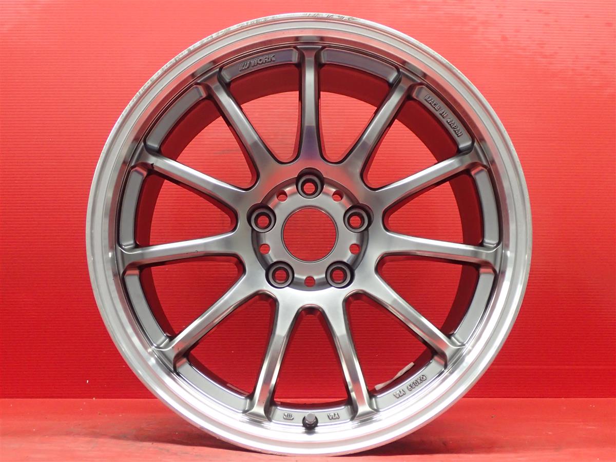 ワークエモーション 11R pcd114.3 17インチ 7J＋53 程度良好品】ワーク エモーション 11R 17in 7J +47 PCD100 4本