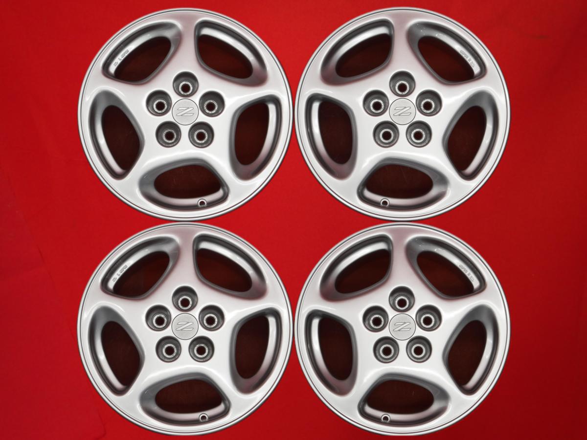 フェアレディZ (Z32)純正 7.5Jx16 +45 5/114.3 シルバー(銀色)系 フェアレディZ|中古タイヤ・ホイールの太平タイヤ