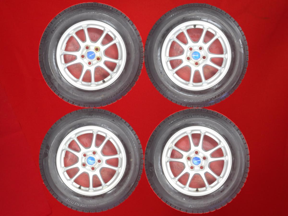 ブリヂストン アイスパートナー2 BRIDGESTONE ICEPARTNER2 195/65R15 91Q ECO FORME エコフォルム SE-10 6Jx15 +45 5/100 シルバー(銀色)系 プレミオ ビスタ アルデオ CT200h プリウスPHV カルディナ プリウス アリオン ウィッシュ オーパ カローラ ビスタ|中古タイヤ・ホイールの太平タイヤ