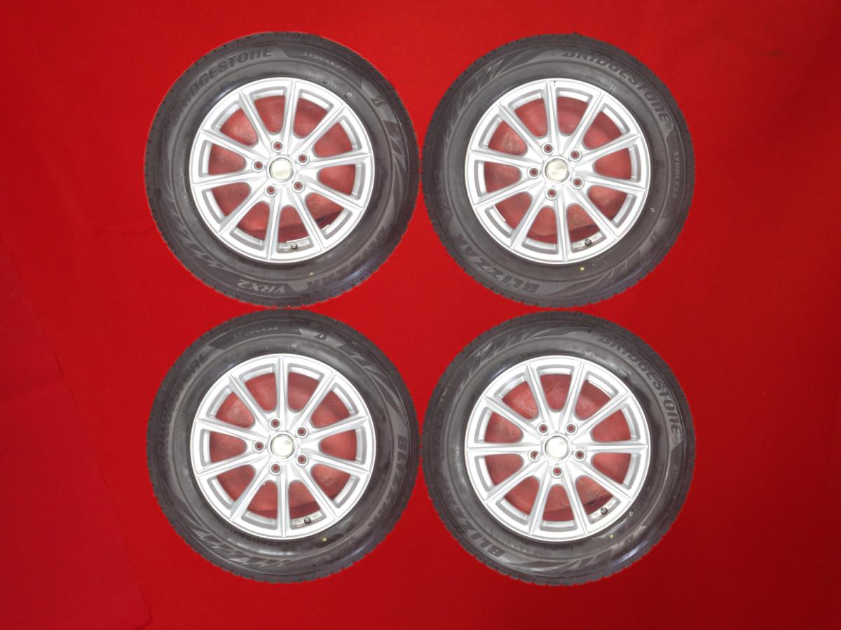 ブリヂストン ブリザック VRX2 BRIDGESTONE BLIZZAK VRX2 215/60R16 95Q ECO FORME エコフォルム SE-15 6.5Jx16 +46 5/114.3 シルバー(銀色)系 CR-V ルシーダ&エミーナ オデッセイ ES330 エアトレック ディアマンテ クラウン マジェスタ プレサージュ クエスト アルファード|中古タイヤ・ホイールの太平タイヤ
