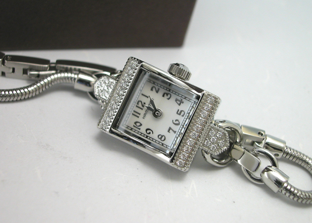 【楽天市場】送料無料 HAMILTON レディハミルトン 腕時計 ヴィンテージ MOPダイヤルwithダイヤモンド入り H31291113