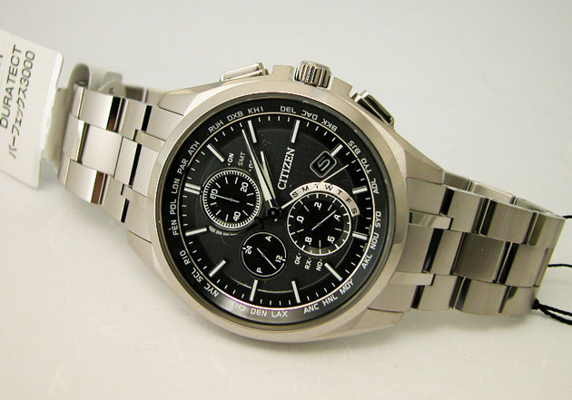 citizen attesa black titanium