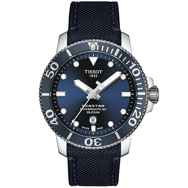TISSOT ティソ 腕時計 SEASTAR シースター 1000 AUTOMATIC 自動巻き シリシウム T1204071704101 メンズ 国内正規品