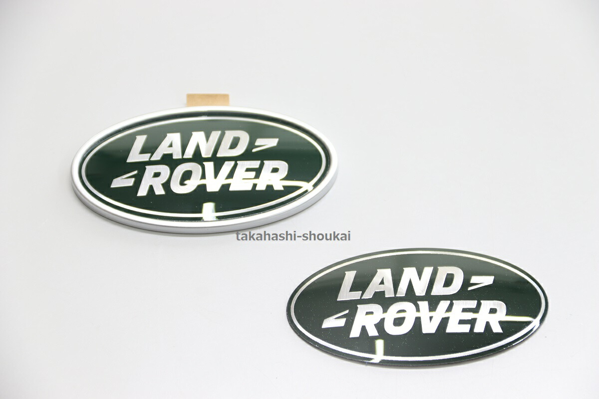 楽天市場】ランドローバー純正部品 【色】深緑色×シルバー エンブレム