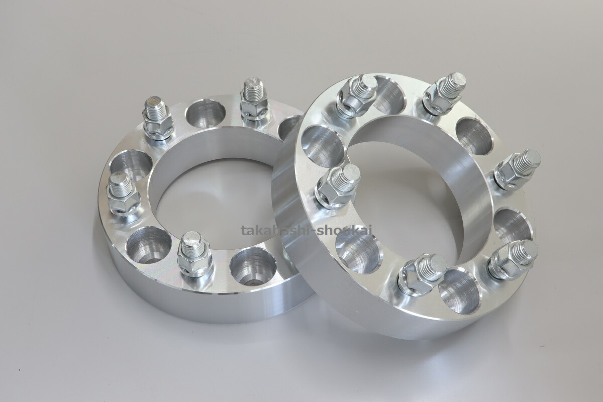 6穴 PCD139.7 ワイドトレッドスペーサー 2枚 厚さ:38.1mm ねじサイズM14-1.5・内径108mm ランクル300・レクサスLX 他|高橋商会 公式 店