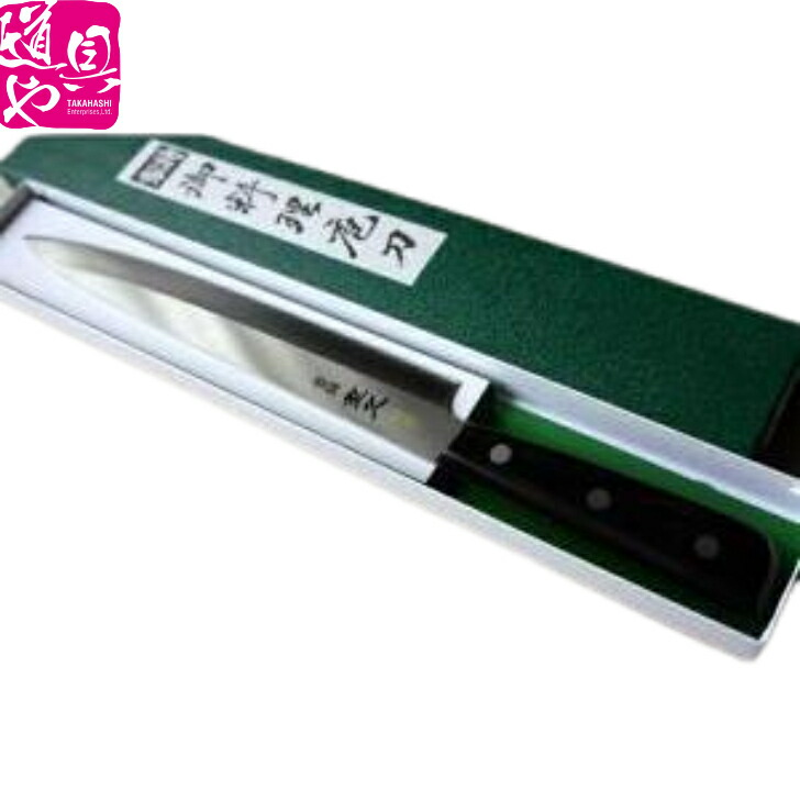 仙助 柳刃包丁 240mm 安来鋼青紙2号 紫檀シノギ柄 10173 | KEIJIN