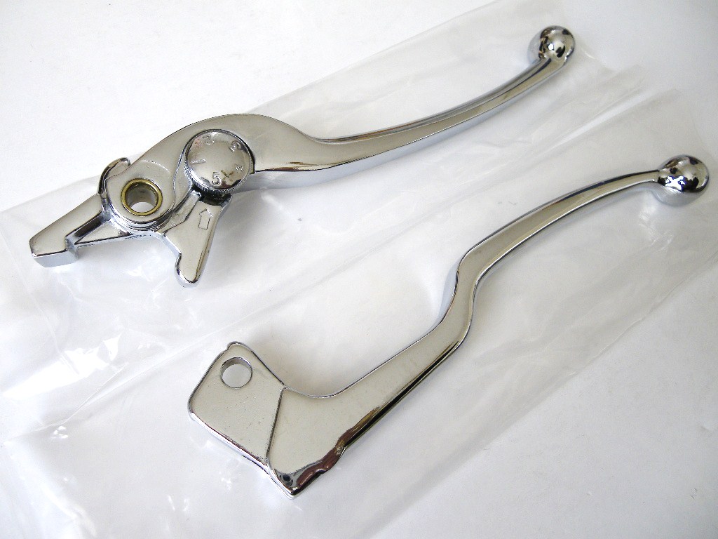 ★送料370円~ ラスト! メッキレバーSET *バンディット *グース *GSX250S 刀 *RG250γ *SV400S *SV650S *V-STROM *GSX-R750 他