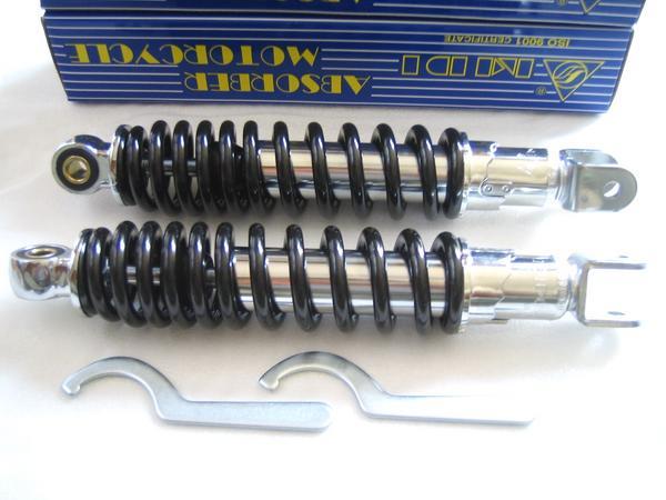 ★BLACK 300mm MDIリアサス SET ＊PCX125 ＊PCX150 ＊マジェスティ ＊シグナスX ＊MAXAM 他