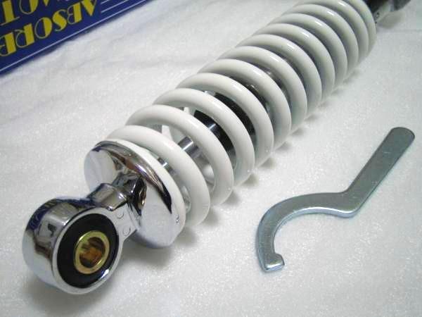 楽天市場】ライブディオZX用 ブルーメッキショック（300mm