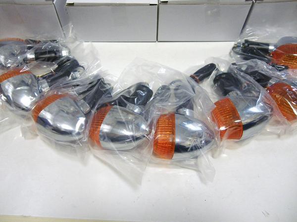 ★純正type ウィンカー 新品2台分 8個SET！【ギボシ端子】 バリオス エストレヤ W400 W650