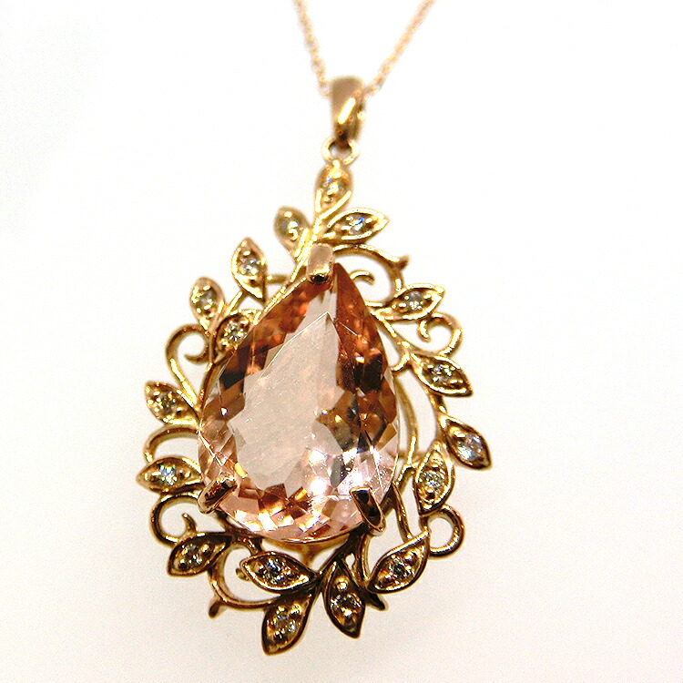 楽天市場】モルガナイト M-2.30ct 存在感 ネックレス 4月誕生石 ダイヤ