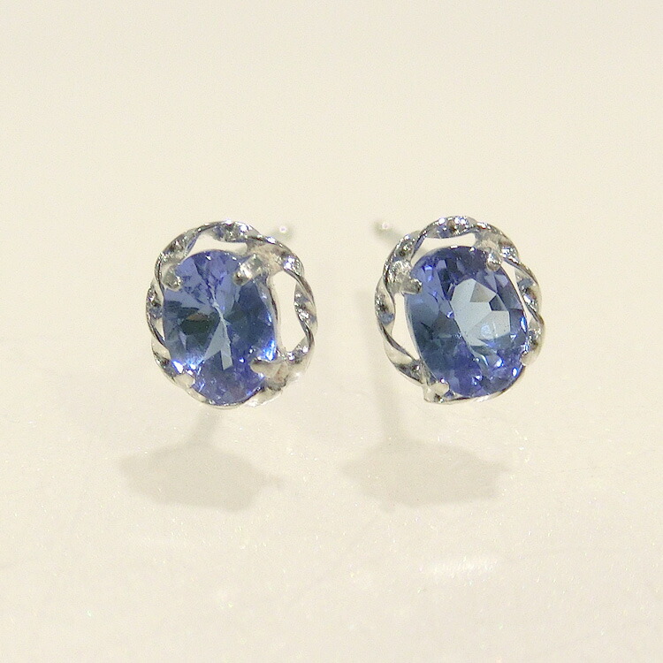 楽天市場】ブルーサファイア 4.43ct/4.67ct ピアス PT900