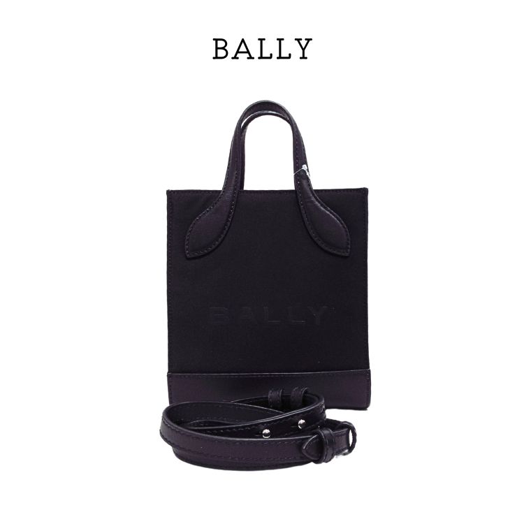 バリー ハンドバック ショルダーバッグ WAM03E NY284 I907P multiblack+pall BALLY BAG MINI KEEP ON 2way 差し交わす上半身 肩かけ 曲がった掛け ブランド名 御徒面子 ナイロン なめし革 黒いこと 新品 黒 ミニ御徒面子 分かりやすい ロゴタイプ レディース メンズ ユニ一発やる 並行輸入品 (t73)
