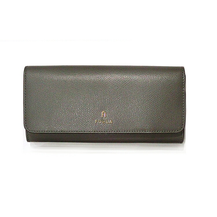 フルラ 長財布 二つ折り財布 本革レザー FURLA カメリア コンチネンタル ロングウォレット ブランド財布 即納 間に合う 急ぎ 新品 一粒万倍日 天赦日 グレー レザー wp00324 かぶせ かぶせ蓋 CAMELIA CONTINENTAL WALLET AURA パープル SOIL グレー 並行輸入品 母の日